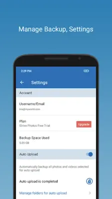 IDrive Photo Backup android App screenshot 14