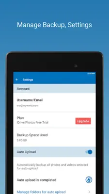 IDrive Photo Backup android App screenshot 7